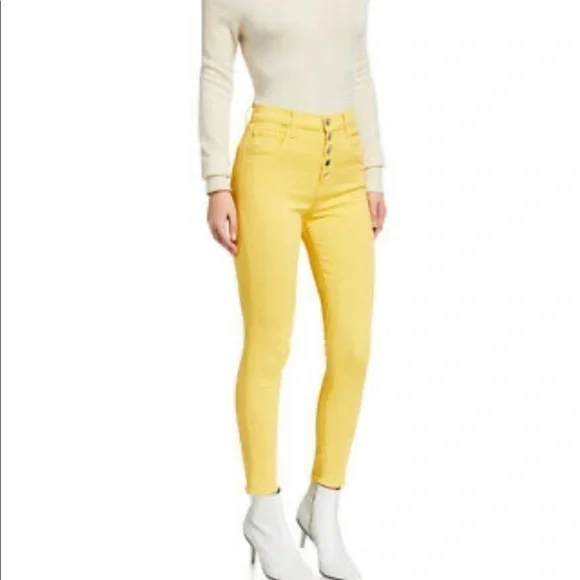 J Brand Jeans New Lille High Rise Crop Skinny Jeans Jessamine